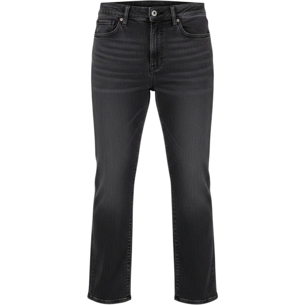Talbots Flawless Five Pocket Jeans Womens Black Flare Leg Denim Pants size 8‎